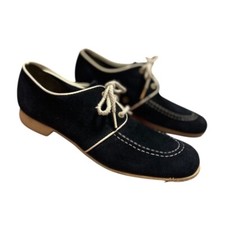 Vintage Dexter unisex men 8 Blue Suede bowling rockabilly shoes retro dancing