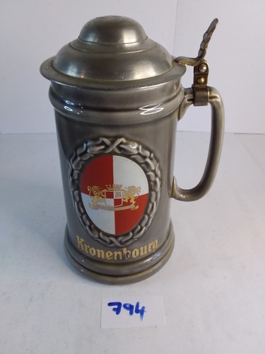 Kronenbourg lidded beer - kronenbourg,