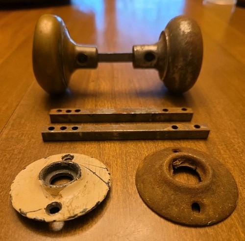 Antique brass and cast - antique, iron