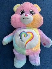 Care Bears Togetherness Rainbow Heart Large 24” Bear Soft Toy Plush (W)