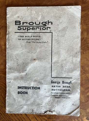 Brough superior motor - motor, tt