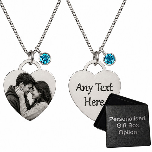 Birthstone photo heart - birthstone,