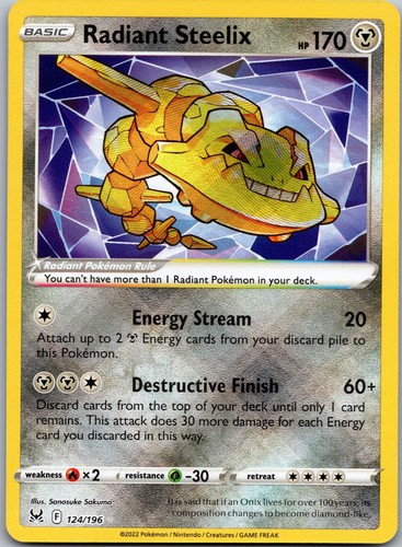 Radiant steelix 124 196 - radiant, 124/196