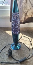Blue Glitter Lava Lamp Mood