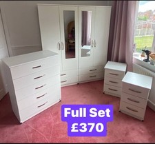 Brand New 4 Doors Wardrobe Full Set Only £370,  FREE FITTING ❤️