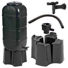 100 Litre Black Slimline Water