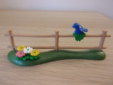 Playmobil Farm Stable Park Fence with Bird + Base   [3BT7]