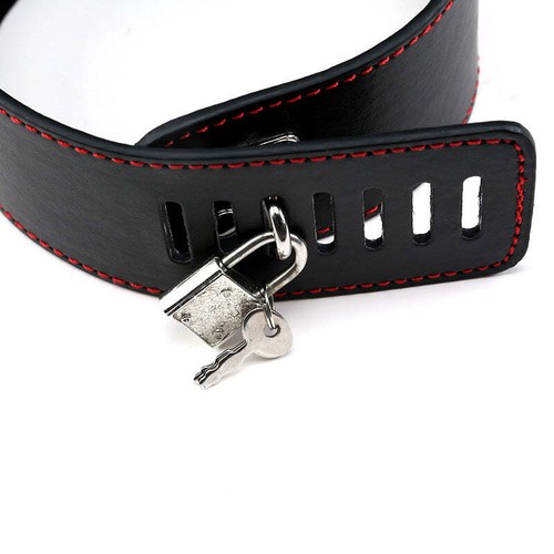 Padlocked fetish collar kit - padlocked,