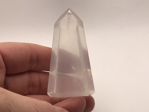 Girasol quartz point - point, from