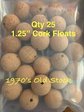 25 Cork Floats 1.25” Fishing