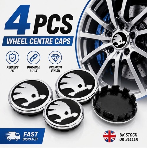 Skodas alloy wheel hub centre - alloy,
