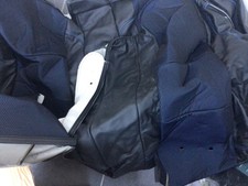 Rover Streetwise set of 3 new rear seat covers half-leather Blue Sebring