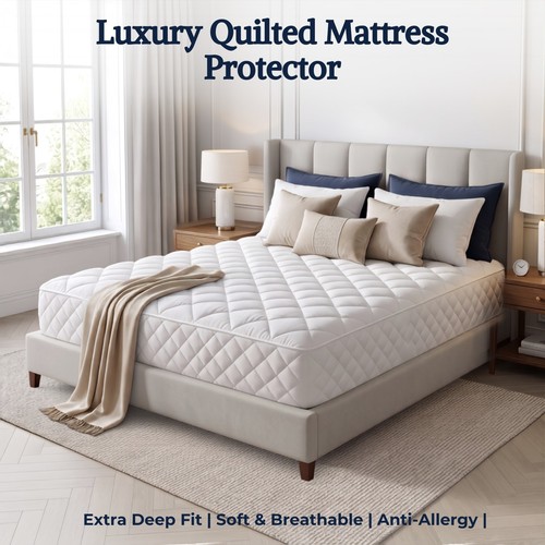 Extra deep quilted matress - quilted,