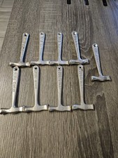 9 X Vintage Metal Bluebird Toffee Hammers