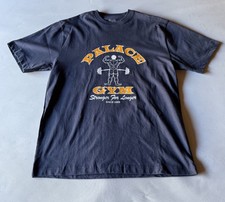 Palace Skateboards Stronger for Longer Tee Mens Medium  Navy Cotton Shirt
