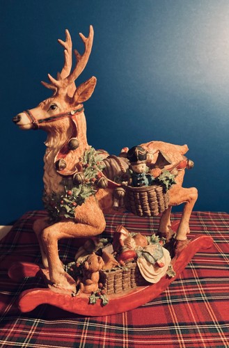 Vtg silvestri rocking reindeer - vtg,