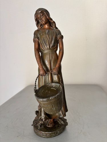 Statue spelter cosette - spelter,