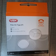 Vax  H12 HEPA Filter Kit Type 27 Replacement Genuine Spare Part 1-1-129220-00 