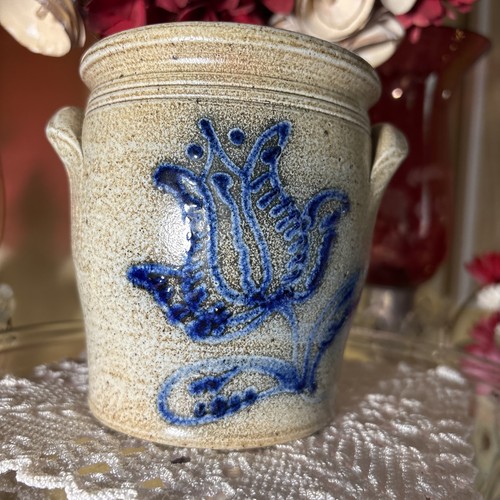 1982 cooksburg pottery salt - 1982,
