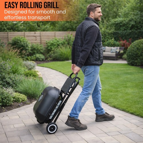 Foldable bbq grill cart patio - bbq,