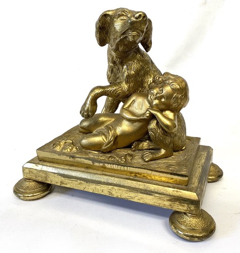 Stunning antique gilt - antique, bronze