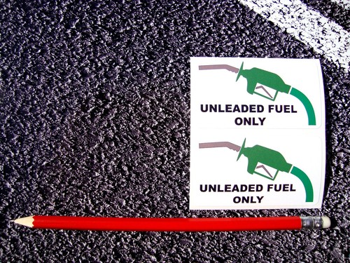 Unleaded fuel only warning - unleaded,