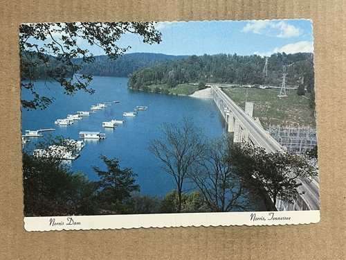 Postcard tennessee norris dam - postcard,