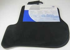 VW Black Rear Luxury Carpet Floor Mats Set GOLF MK5 MK6 SCIROCCO JETTA GENUINE