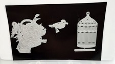 Mixed Die Set - Bird Cage, Bird, Basket of Flowers