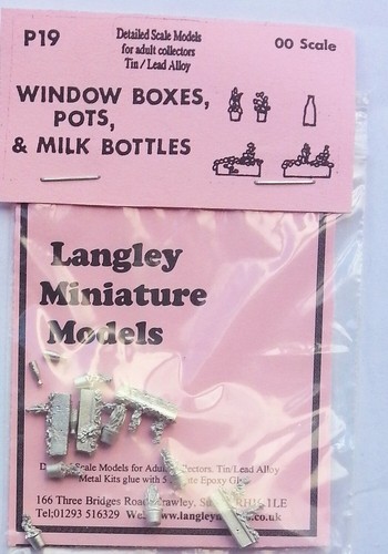 Window boxes plant pots milk
