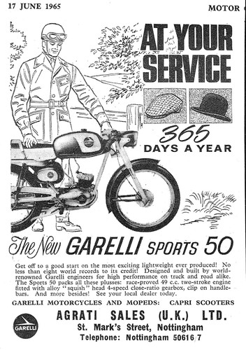 1965 advert for garelli - 1965,