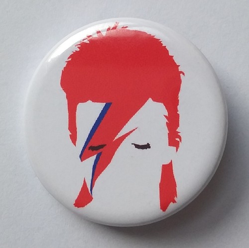 David bowie button badge - bowie,