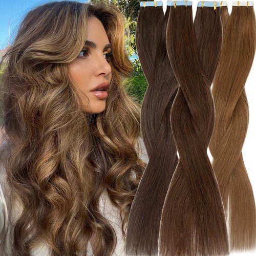 Tape hair extensions remy - hair,