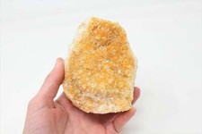 Raw Natural Citrine Cutbase -