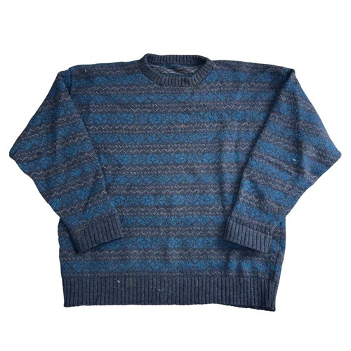 Vintage blue mens knit - vintage,