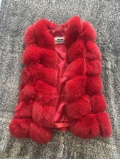 Fox Fur Gilet Women Real Fur