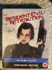 Resident Evil - Retribution, UK LIMITED ED. STEELBOOK BLU-RAY NEW. Free UK Post