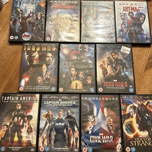 Marvel dvd bundle x11 - bundle, joblot