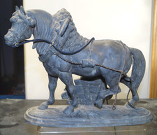 Antique 1904 Spelter Ansonia