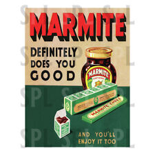 Marmite Retro Metal Aluminium Sign, Novelty Gift Home Décor Kitchen