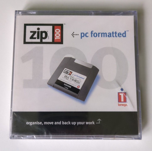 Retro iomega zip disk - iomega,