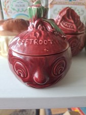 Sylvac beetroot face - beetroot, ceramic