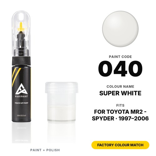 Touch paint for toyota mr2 - up,