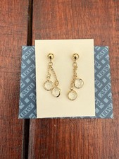 Avon International Fashion Jewellery Crystal Droplets Pierced Earrings