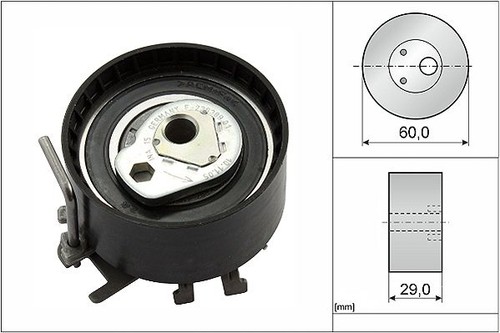 Timing belt and adjustment
