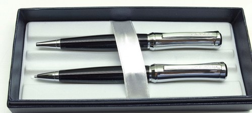 Cross parasol chrome black - &,