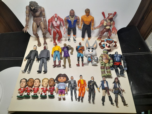 Job lot action figures toys - job, dr