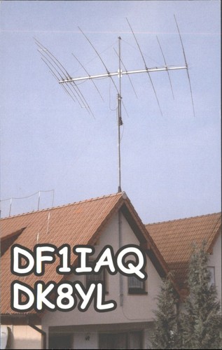 Ham radio qsl qso df1iaq - qsl/qso, dk8yl