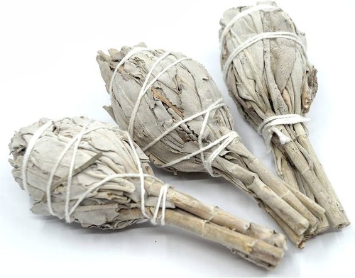 White sage torch - white,