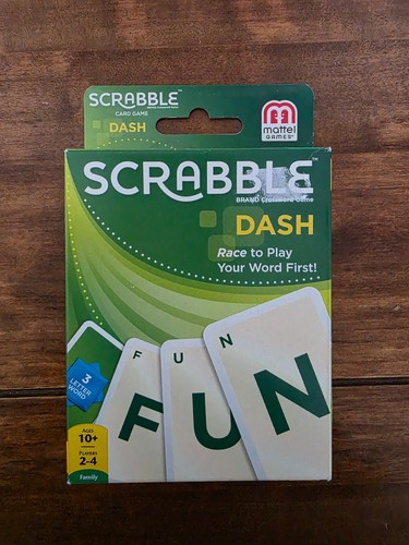 Scrabble dash card game - scrabble,